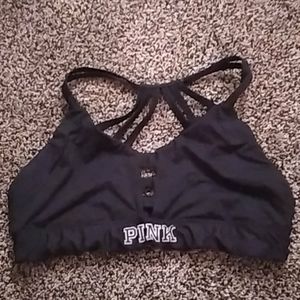 Pink victorias secret sports bra